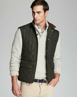 Barbour M's Lowerdale Gilet Quilted Vest Dark Green