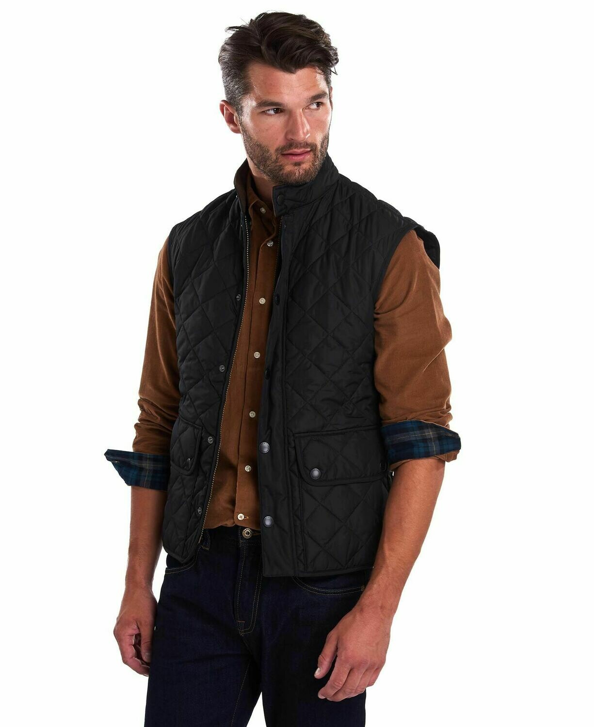 Barbour M's Lowerdale Gilet Quilted Vest Black
