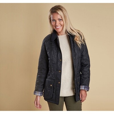 Barbour W's Beadnell Polarquilt Jacket Black