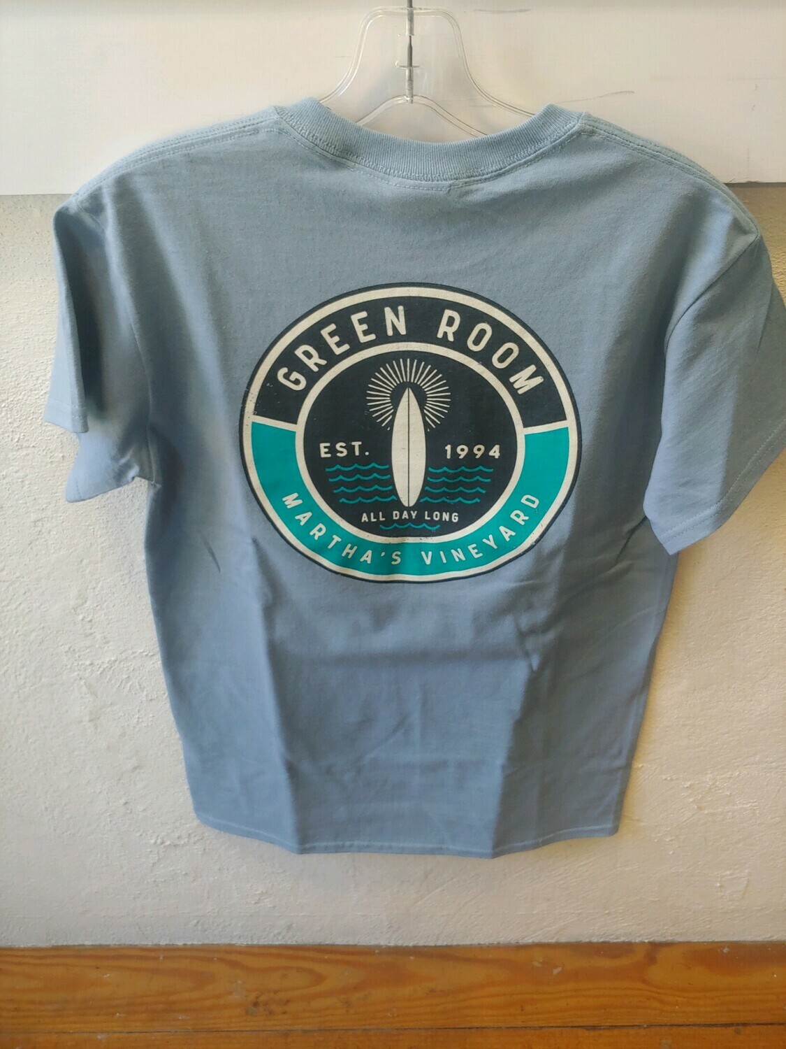 Green Room M&#39;s HydroLife Tee MULTIPLE COLORS AVAILABLE, Color: Stone Blue, Size: S