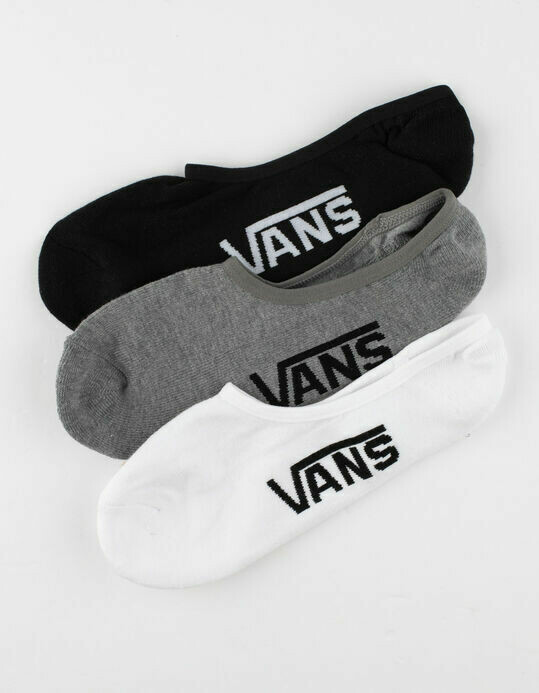 Vans W's No Show Socks 3 Pack MULTIPLE COLORS AVAILABLE