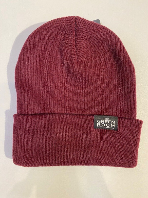 Green Room Logo Beanie Maroon
