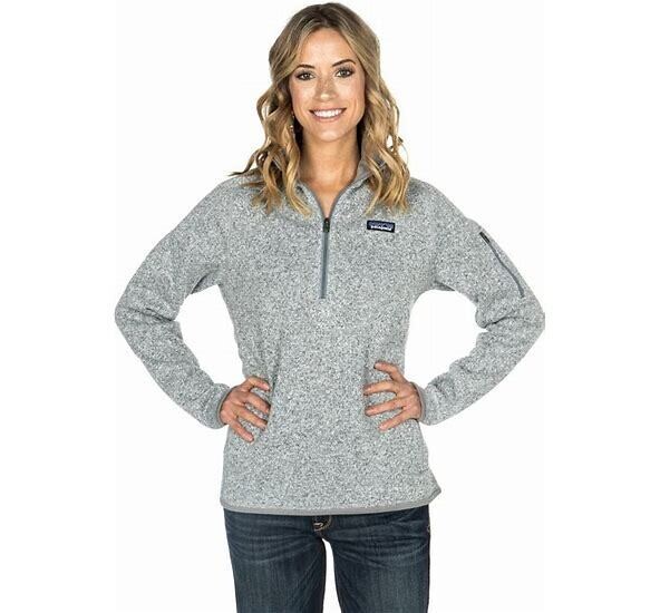 Patagonia W&#39;s Better Sweater 1/4 Zip Pullover MULTIPLE COLORS AVAILABLE, Color: Birch White, Size: XS