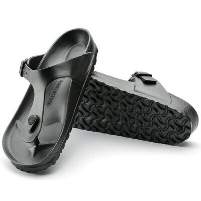 Birkenstock W&#39;s EVA Gizeh Metallic Anthracite