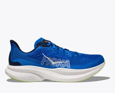 Hoka M&#39;s Mach 6 Electric Cobalt/Varsity Navy