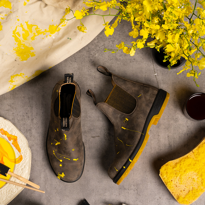Blundstone 1944 Rustic Brown w/Mustard