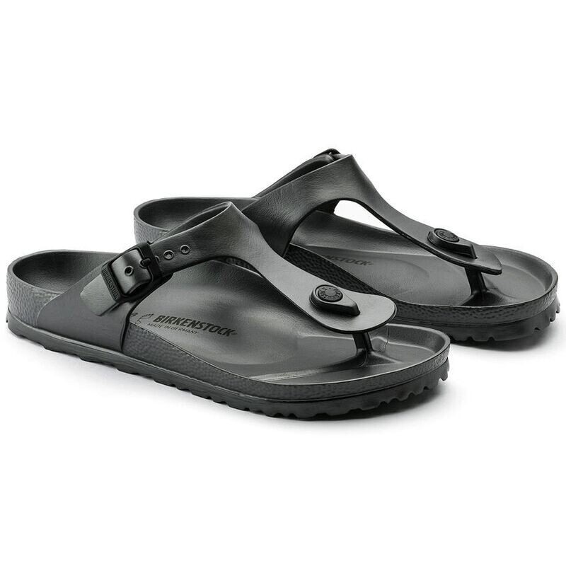 Birkenstock W's EVA Gizeh Metallic Anthracite