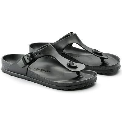 Birkenstock W's EVA Gizeh Metallic Anthracite