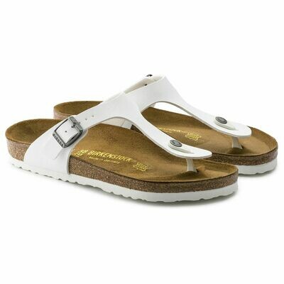 Birkenstock W's Gizeh White BF Regular