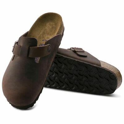 Birkenstock W's Boston Habana Leather SF Narrow