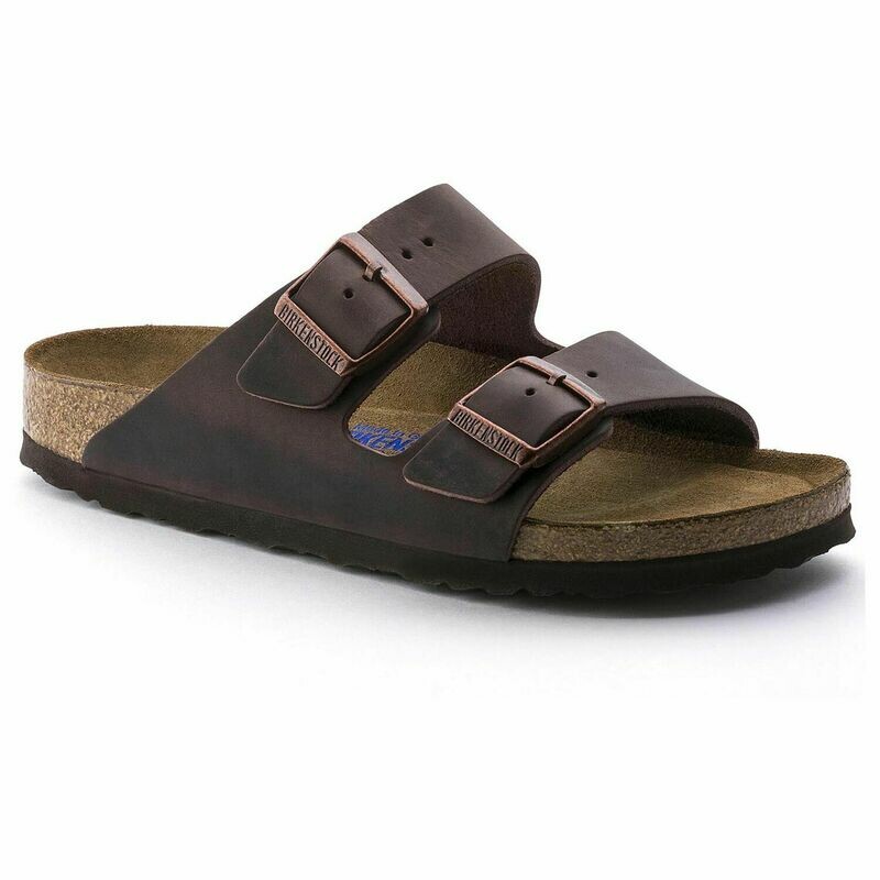 Birkenstock M's Arizona Habana Oiled Leather SF Regular