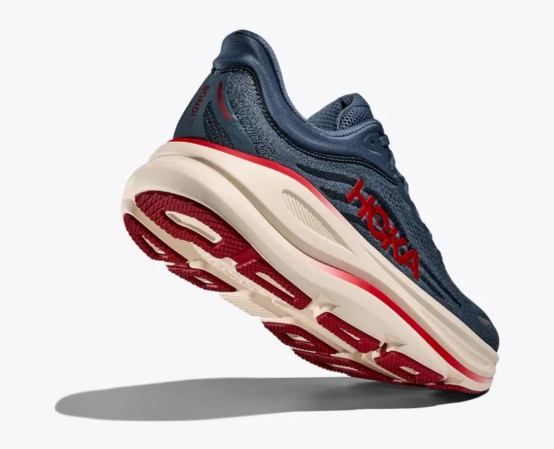 Hoka M's Bondi 9 Thundercloud/Vermillion