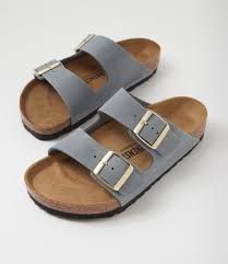 Birkenstock W's Arizona Basalt Grey Oiled Leather Narrow