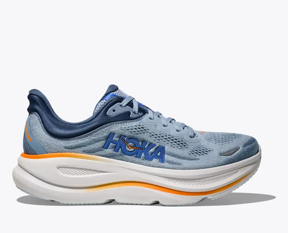 Hoka M's Bondi 9 Drizzle/Downpour, Size: 8.5