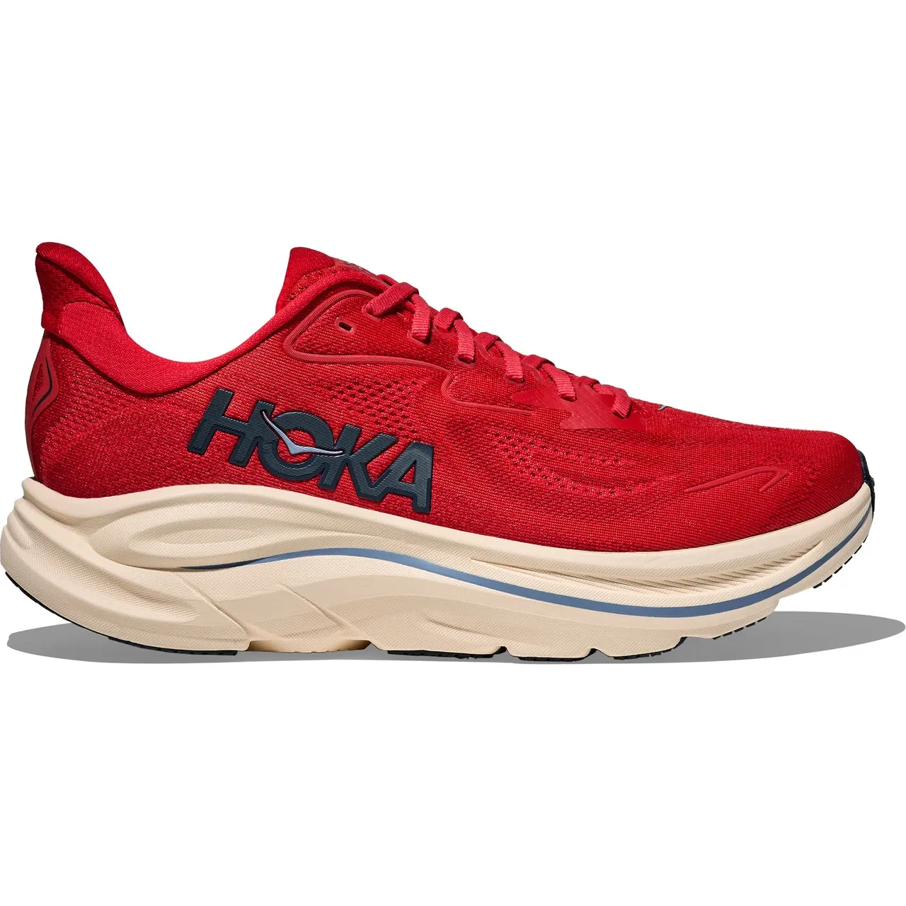 Hoka M's Clifton 10 Vermillion/Varsity Navy