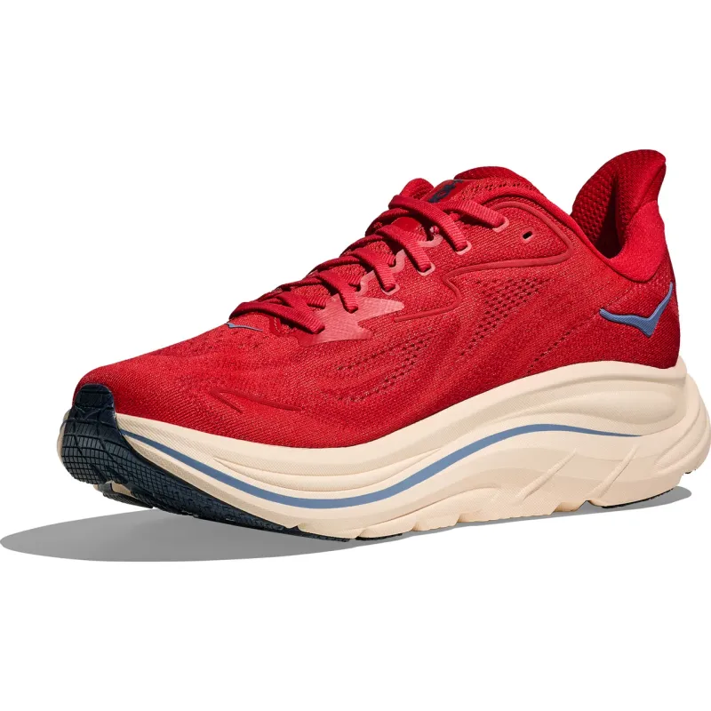 Hoka M's Clifton 10 Vermillion/Varsity Navy