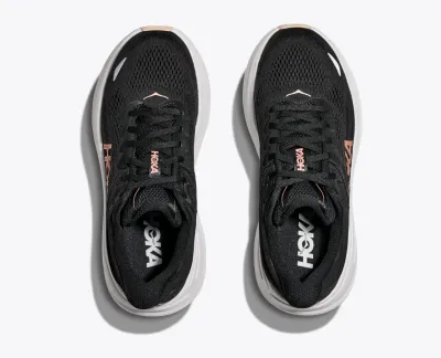 Hoka W's Bondi 9 Black/Rose Gold