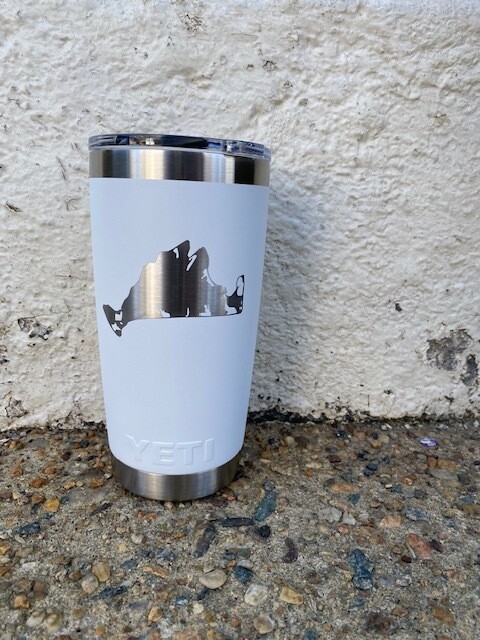 YETI Rambler Martha's Vineyard 20oz Tumbler, Color: White