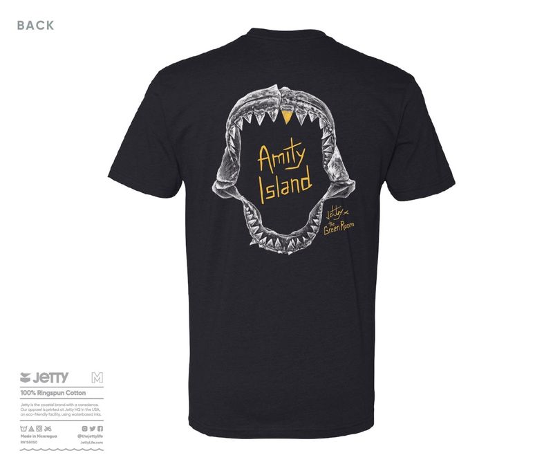 Jaws X Jetty Tee- Black