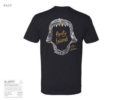 Jaws X Jetty Tee- Black