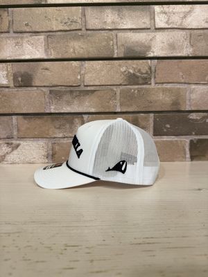 Green Room Reversed Vineyard Trucker Hat w/ Navy Rope - White/Navy