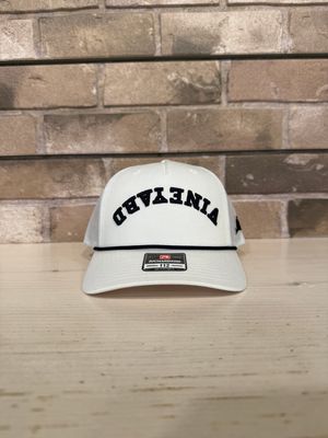 Green Room Reversed Vineyard Trucker Hat w/ Navy Rope - White/Navy