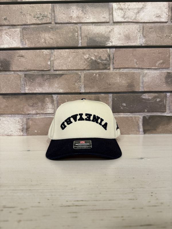 Green Room Reversed Vineyard Hat - Cream/Navy