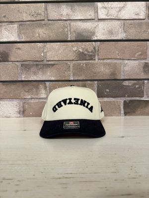 Green Room Reversed Vineyard Hat - Cream/Navy