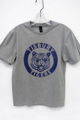 Tisbury Tigers T-Shirt - Gray w/ Blue