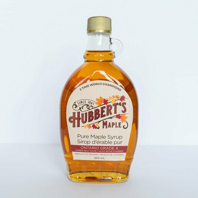 500ml Pure Maple Syrup - Glass