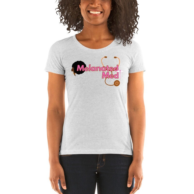 New MelanatedMed Logo Tee