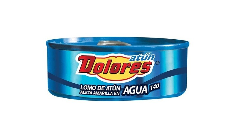Lomo de atún Dolores aleta amarilla en agua 133 Grs.