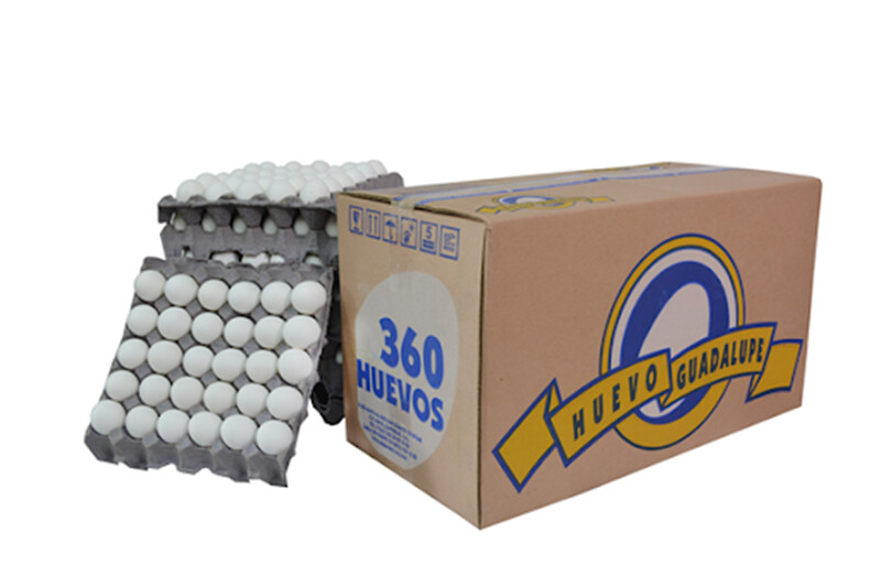 HUEVO BLANCO GUADALUPE C/360 PZA