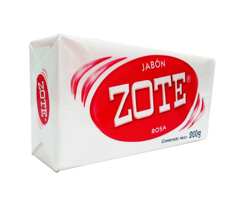 Jabón de Lavandería Zote en Barra Rosa 200 Grs.