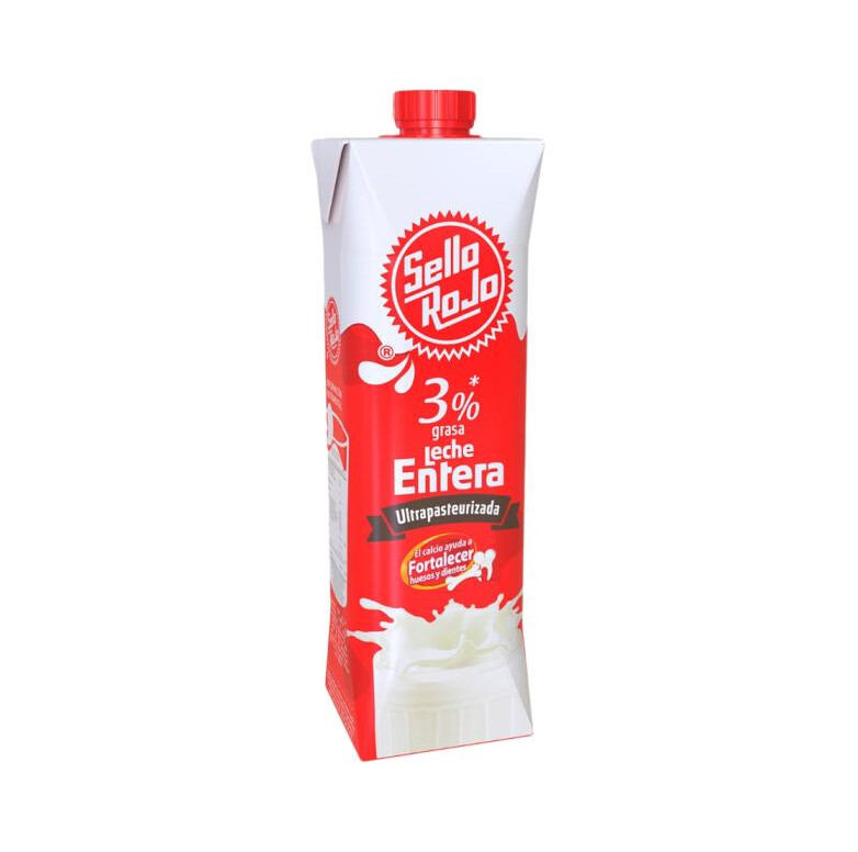 Leche Sello Rojo entera tetra brick 1 l