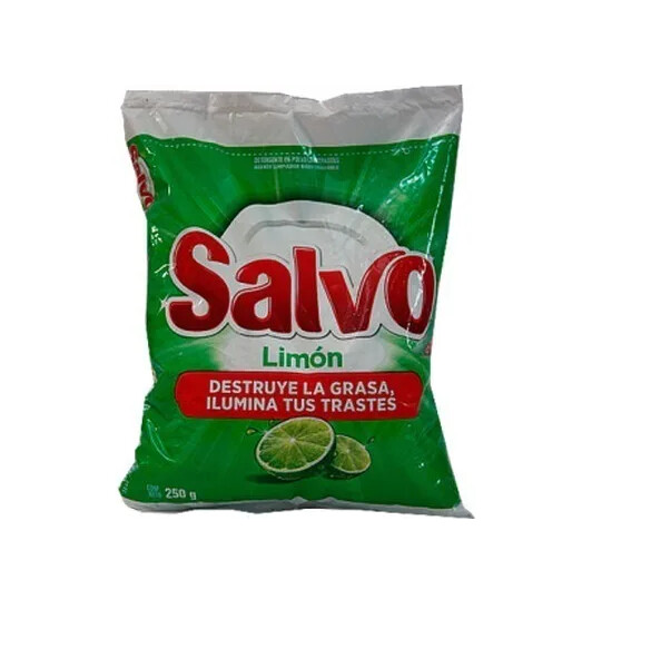 Lavatrastres Salvo Polvo Limón 250 gr