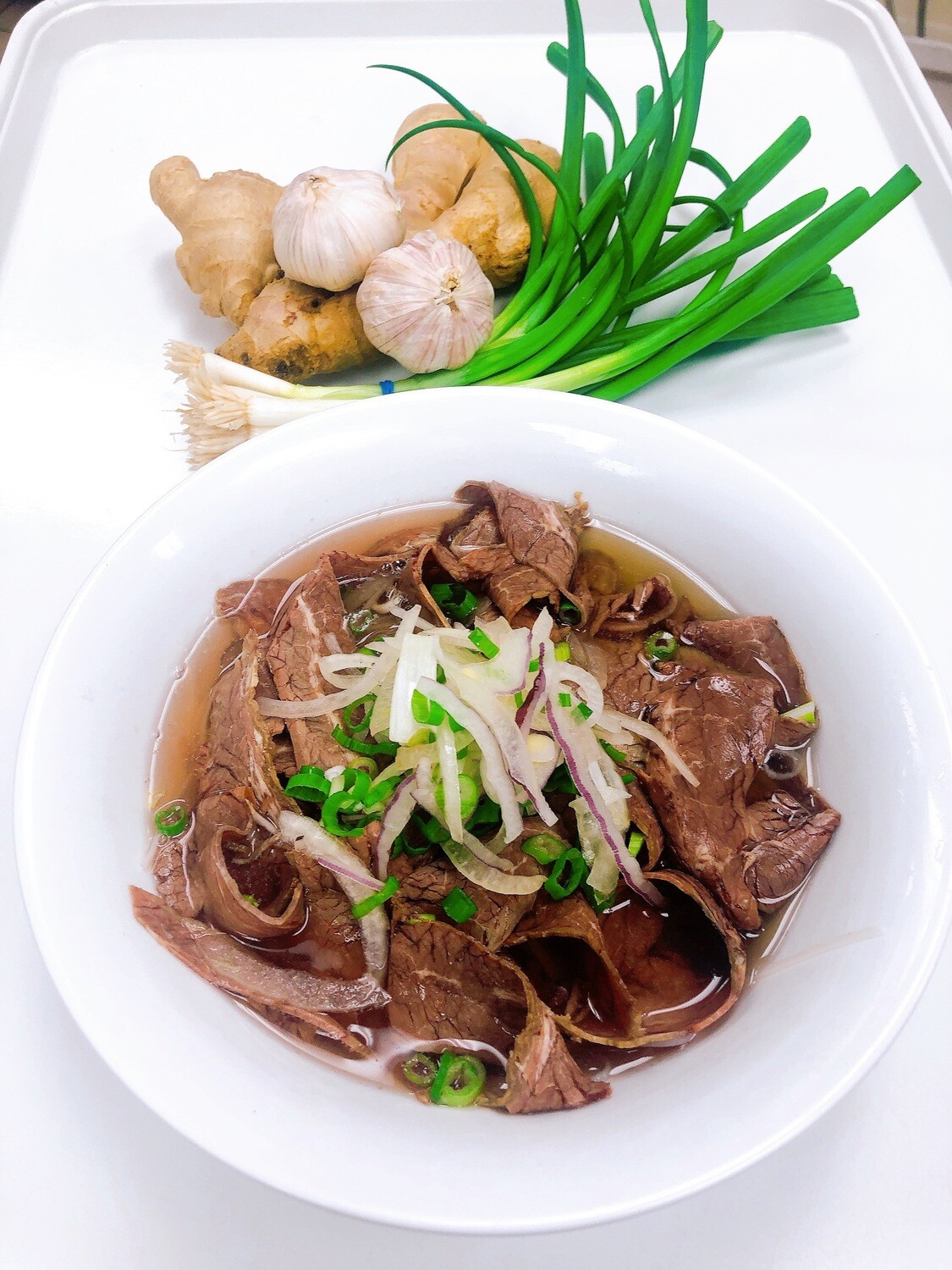 307- Well-done Beef Rice Noodle Soup