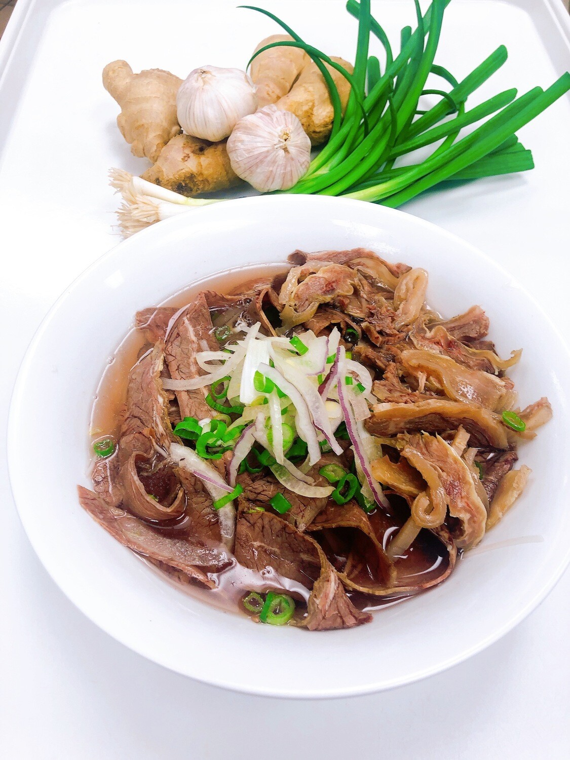 316- Well-done Beef and Tendon Brisket Rice Noodle Soup