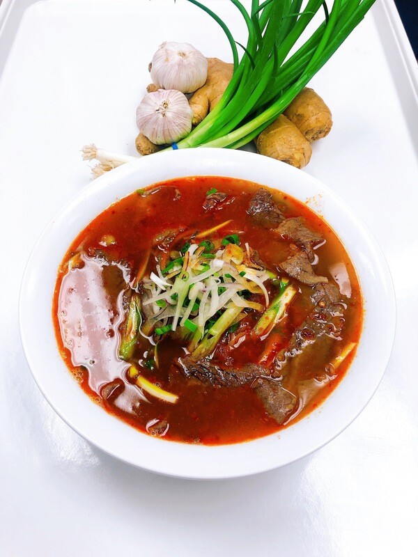 302- Rice Noodle soup in Satay sauce