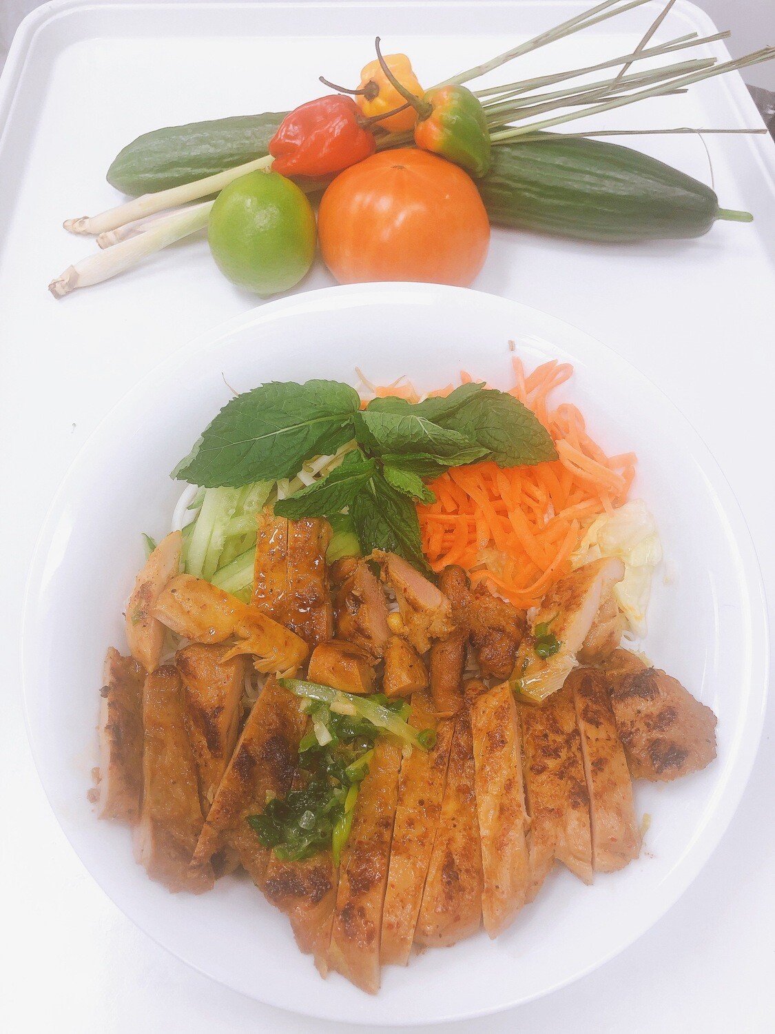 408- Vermicelli with Grilled Chicken