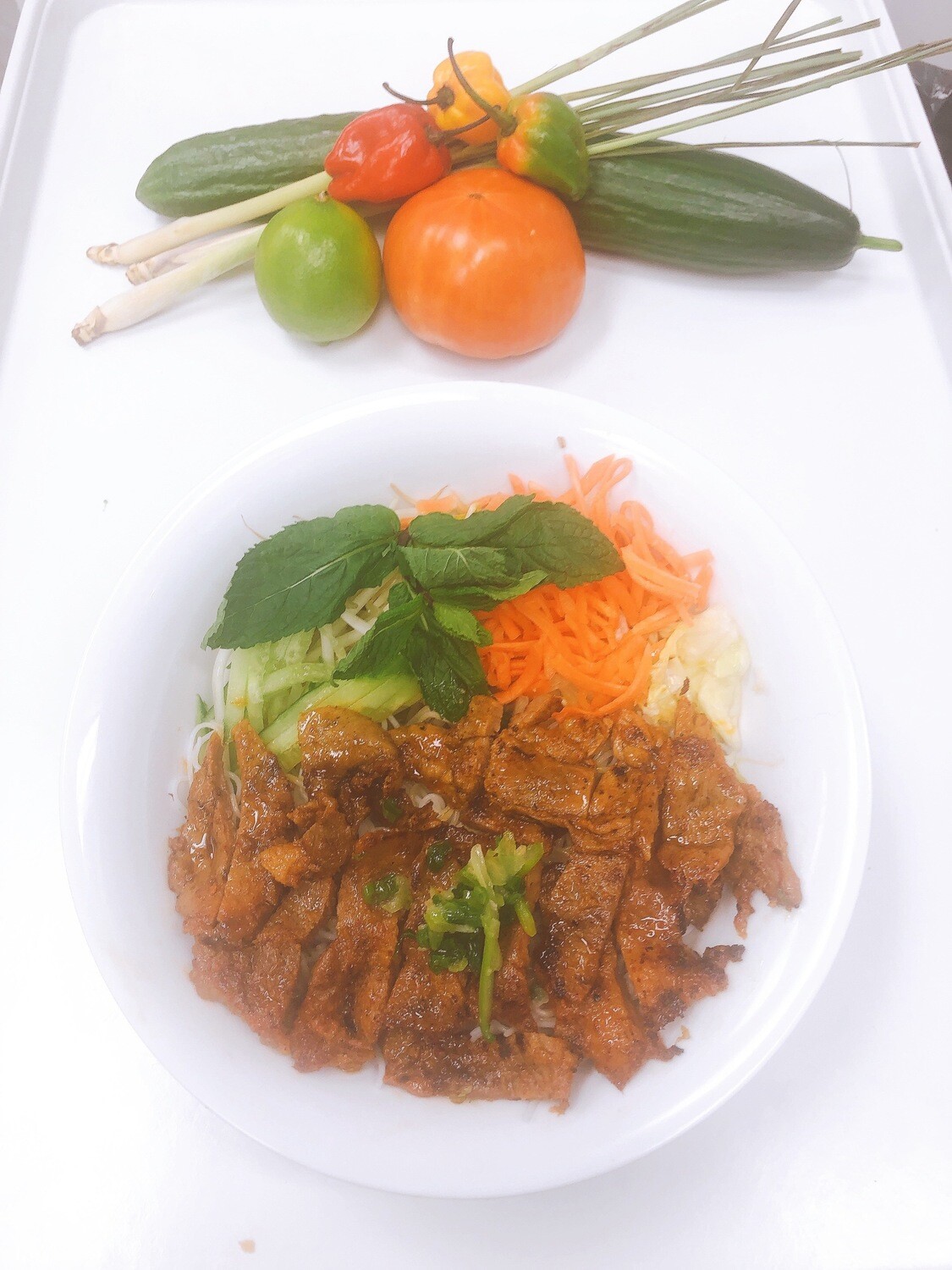 409- Vermicelli with Grilled Pork