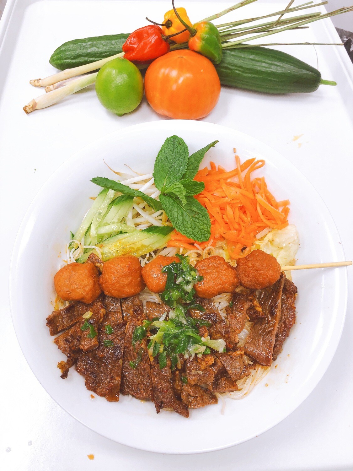 403- Vermicelli with Grilled Beef (Plus One Item)