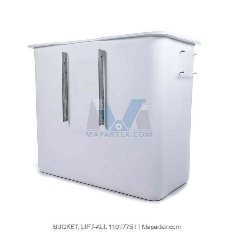 BUCKET, LIFT-ALL - 24" x 48" STEEL RIB MOUNT, RIGHT CONTROLS