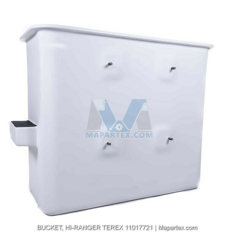 BUCKET, HI-RANGER / TEREX 24" X 48" 4 STUD, LEFT STEP
