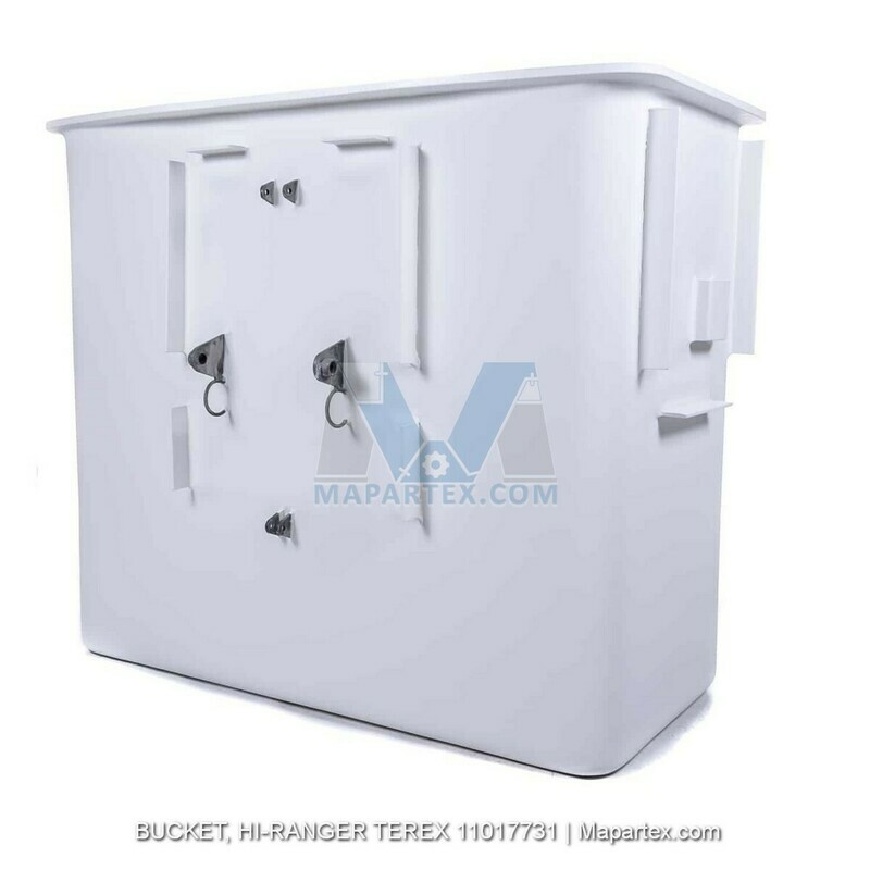 BUCKET, HI-RANGER / TEREX 24" X 48" 5FI, RIGHT CONTROLS