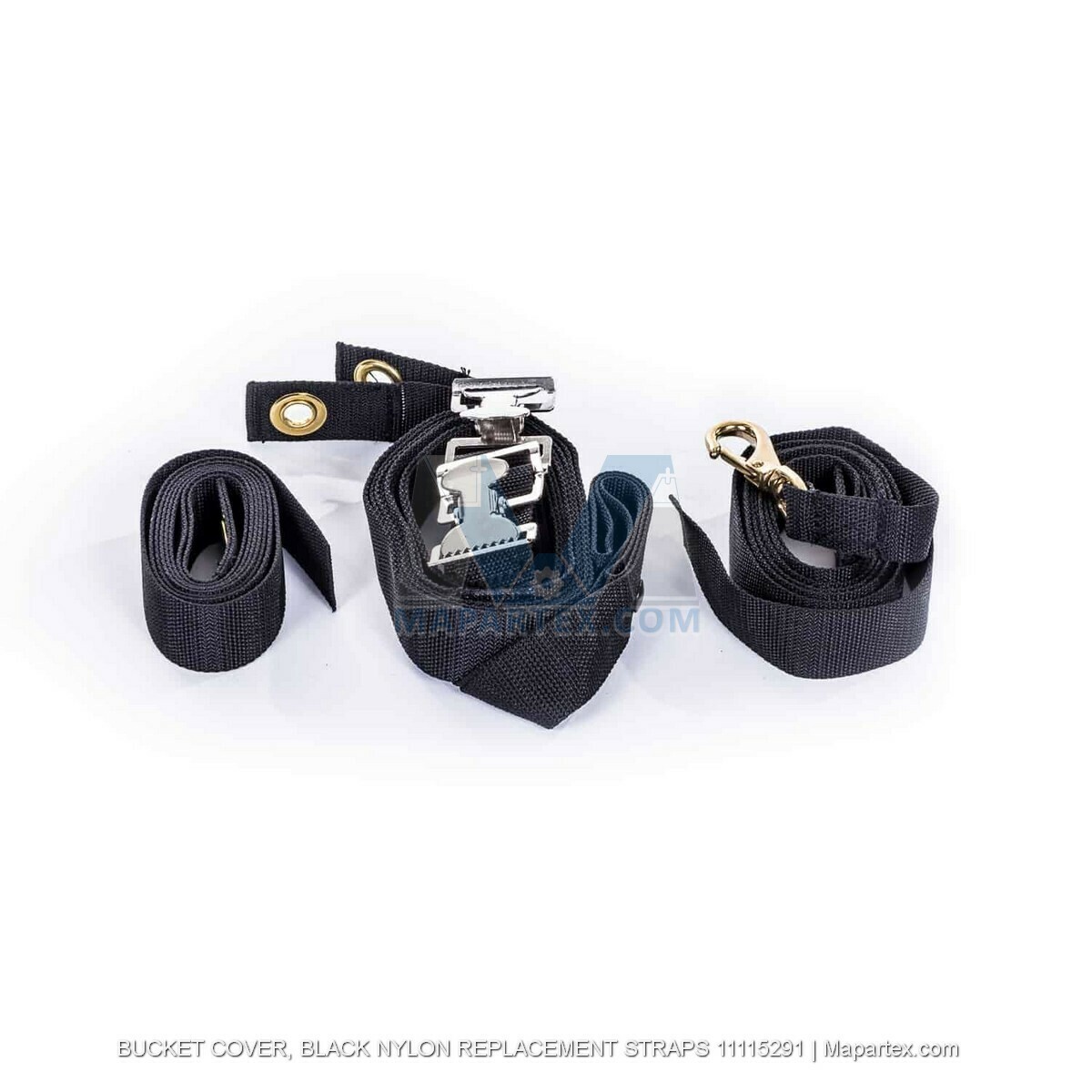 BUCKET COVER, BLACK NYLON REPLACEMENT STRAPS
