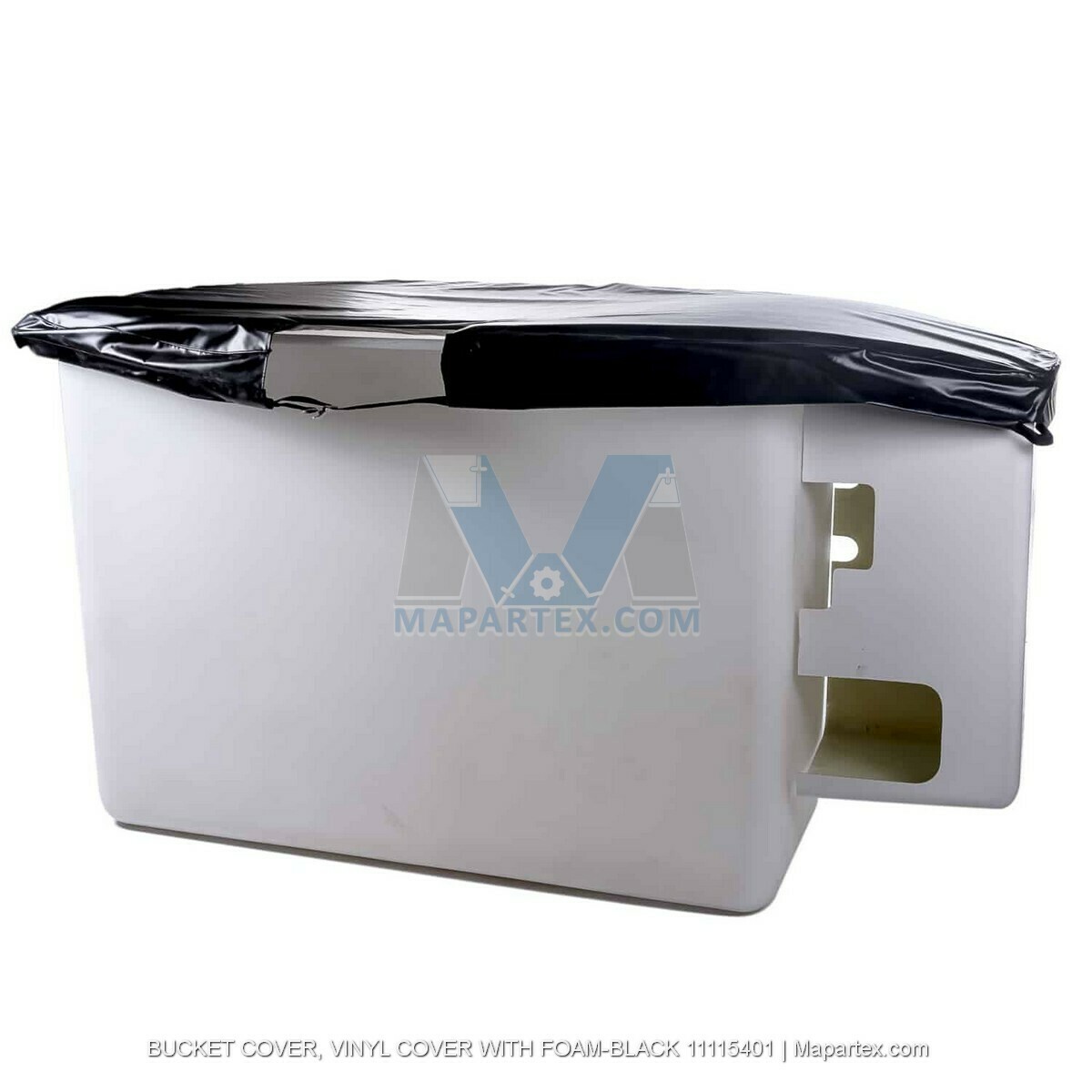 BUCKET COVER, VINYL COVER WITH FOAM/BLACK
