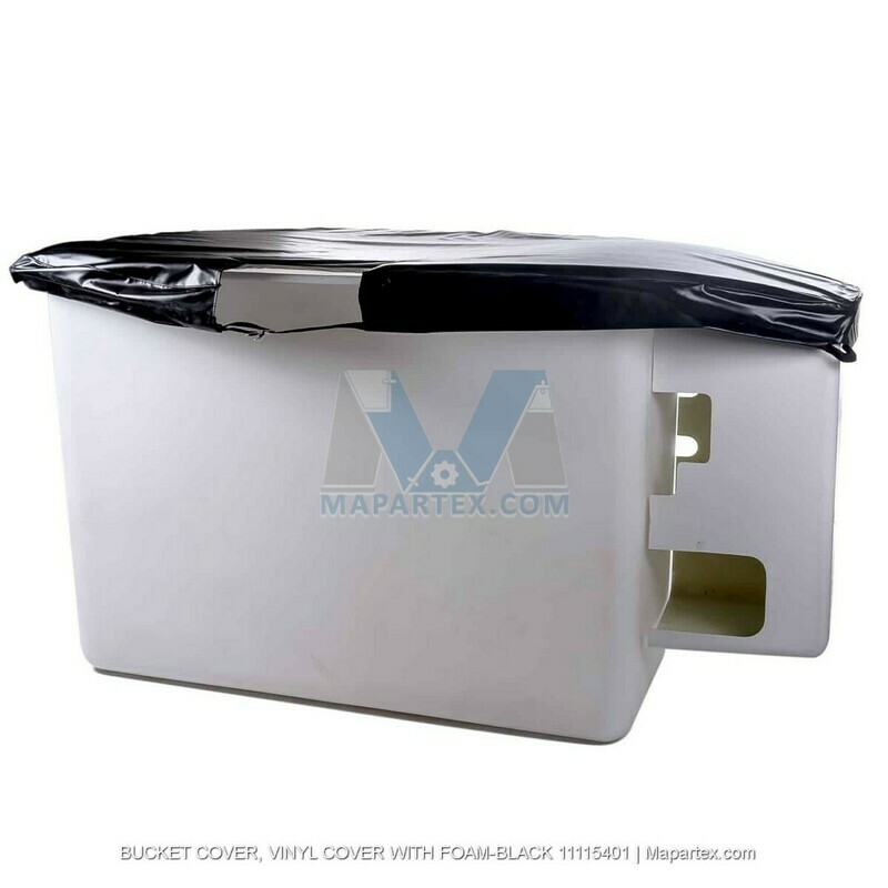 BUCKET COVER, VINYL COVER WITH FOAM/BLACK