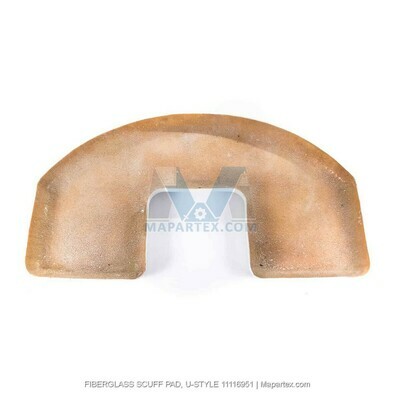 FIBERGLASS SCUFF PAD, U-STYLE