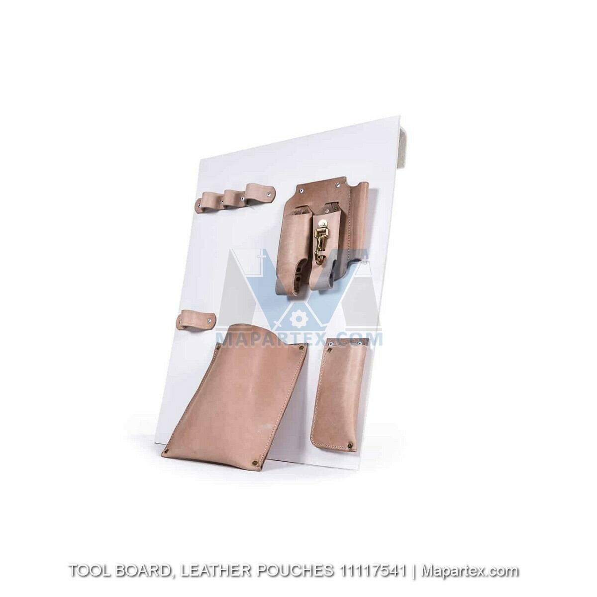 TOOL BOARD, LEATHER POUCHES